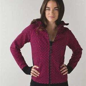 Lululemon Scuba Hoodie Jacket Deep Delivery Berry Rumble 8
